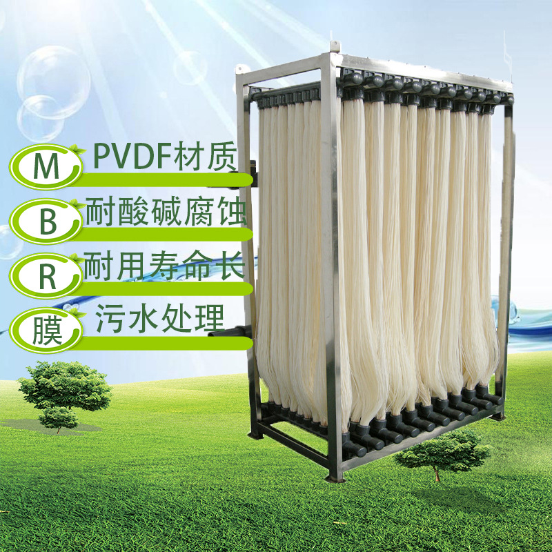 mbr帘式膜组件pvdf滤膜 废水中水回用一体化污水处理中空纤维超滤