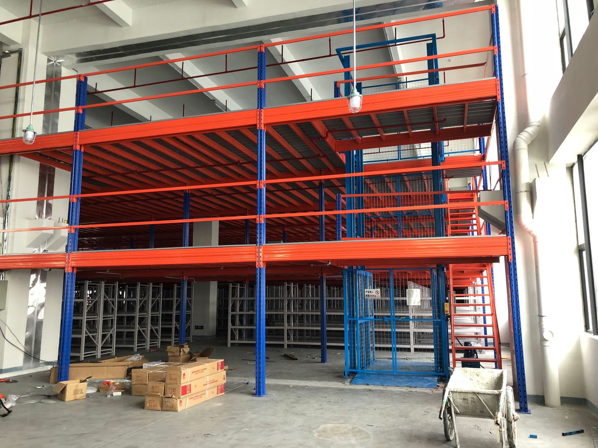 厂家定制仓库二层阁楼平台搭建厂房夹层可拆卸重型钢结构货架阁楼