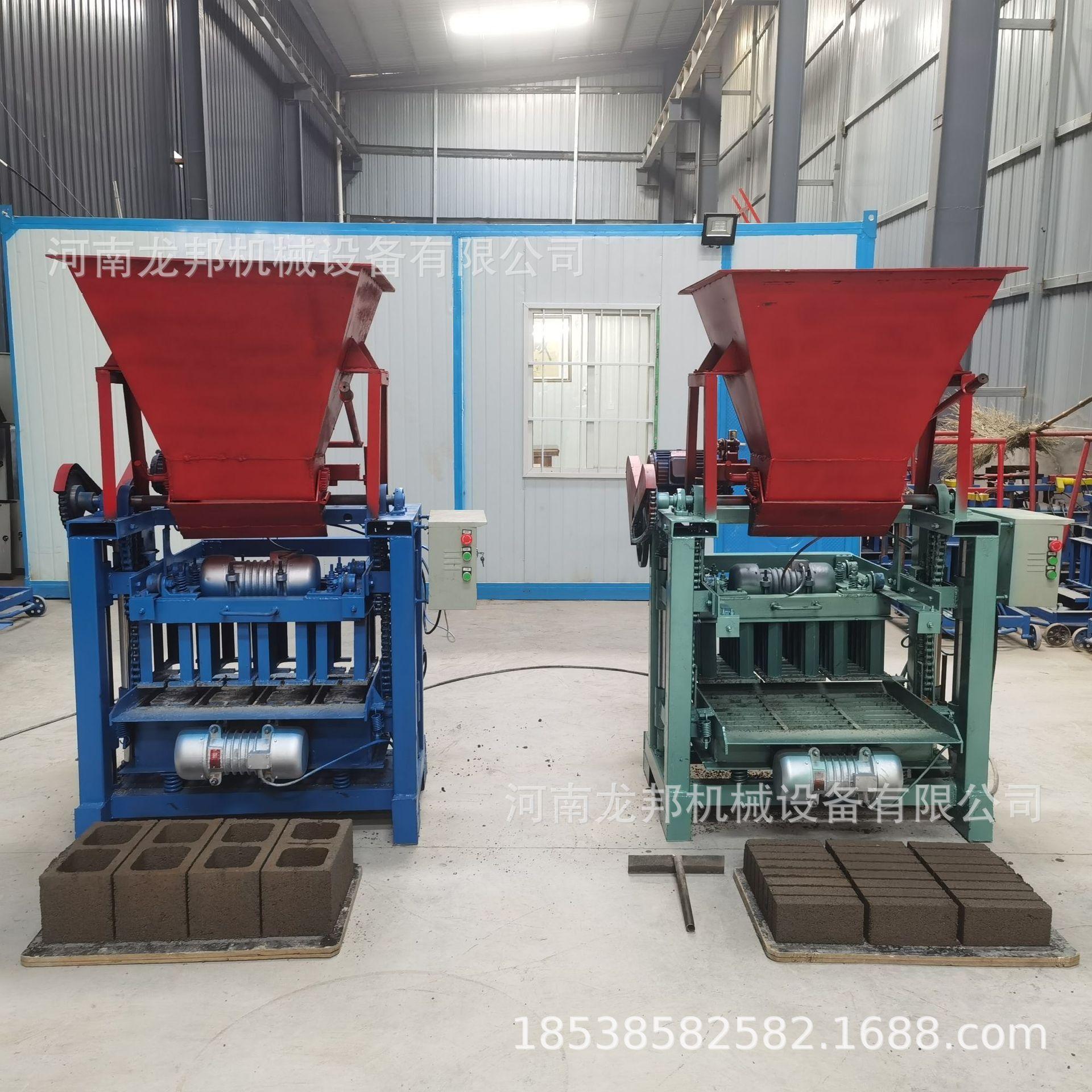 厂家供应 半自动砖机 免烧水泥制砖机 空心砖机  垫块机 砌块砖机