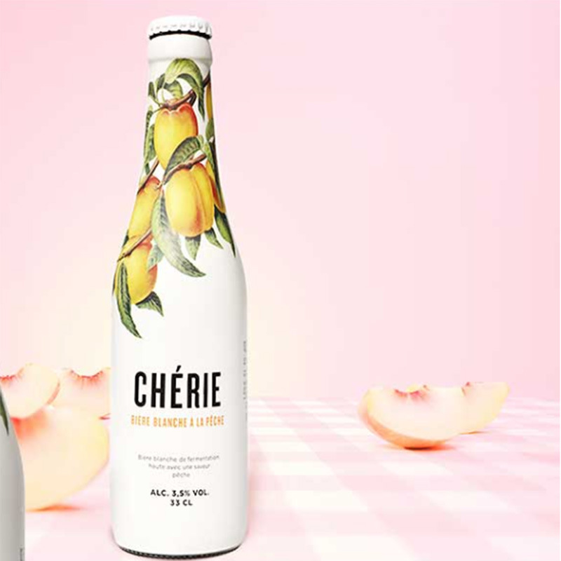 比利时原装进口cherie 奢莉桃子味水果啤酒330ml*12瓶