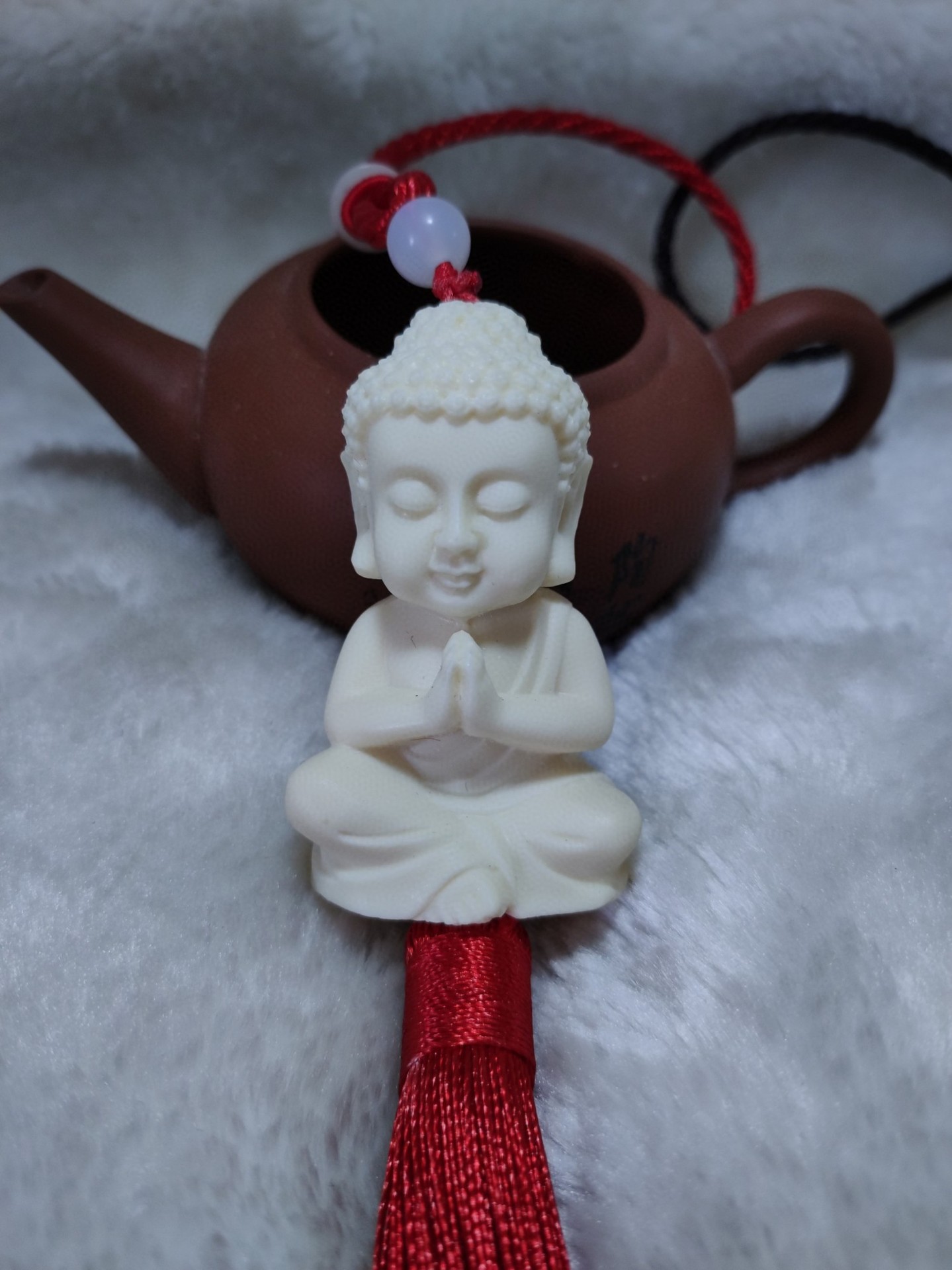 象牙果q版如来佛祖挂件 禅意装饰品可爱小如来佛汽车挂件饰品批发