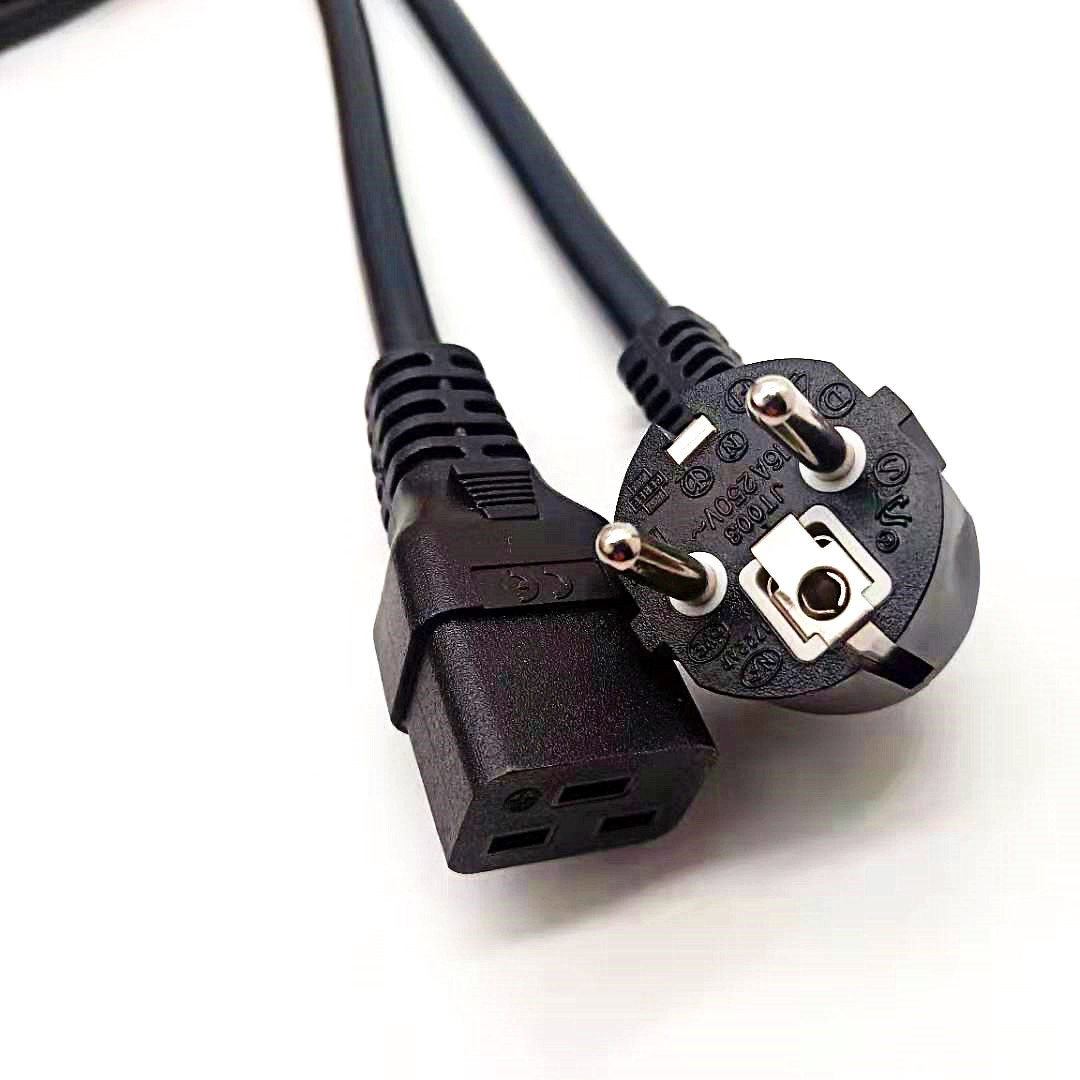 现货供应 欧标电源线 欧标插头线 法国欧式烟斗线 ac欧规电源线