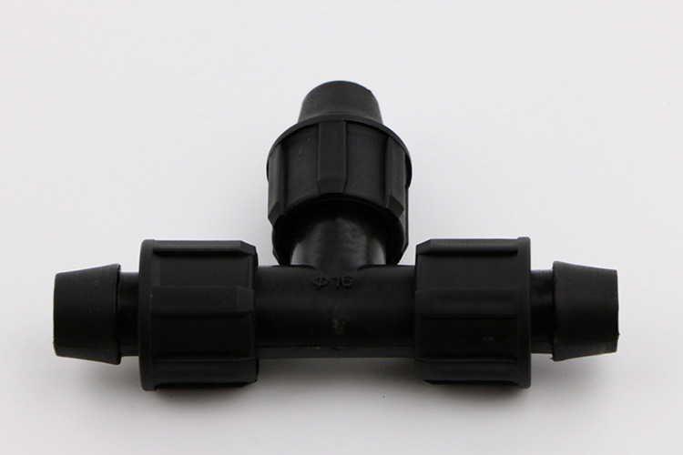 大洲锁母三通 旁通 直通 滴灌接头管带接头双锁母接头