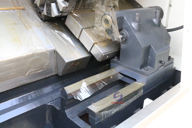 tck420斜床身线轨数控车床斜轨数控车床液压刀塔尾座数控车床