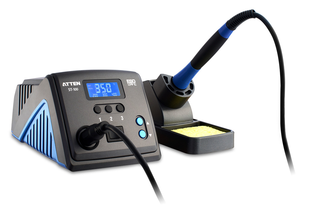 安泰信st100恒温焊台 电烙铁 at90dh升级