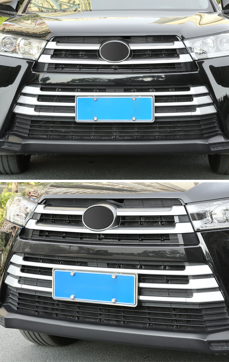 适用丰田汉兰达防虫网汽车用品水箱中网全新款汉兰达改装防虫网