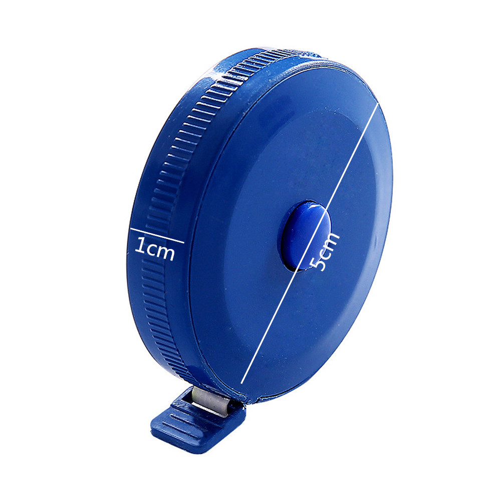 迷你伸缩尺 卷尺量尺衣服腰围三围尺子 1.5米量衣尺颜色随机 现货