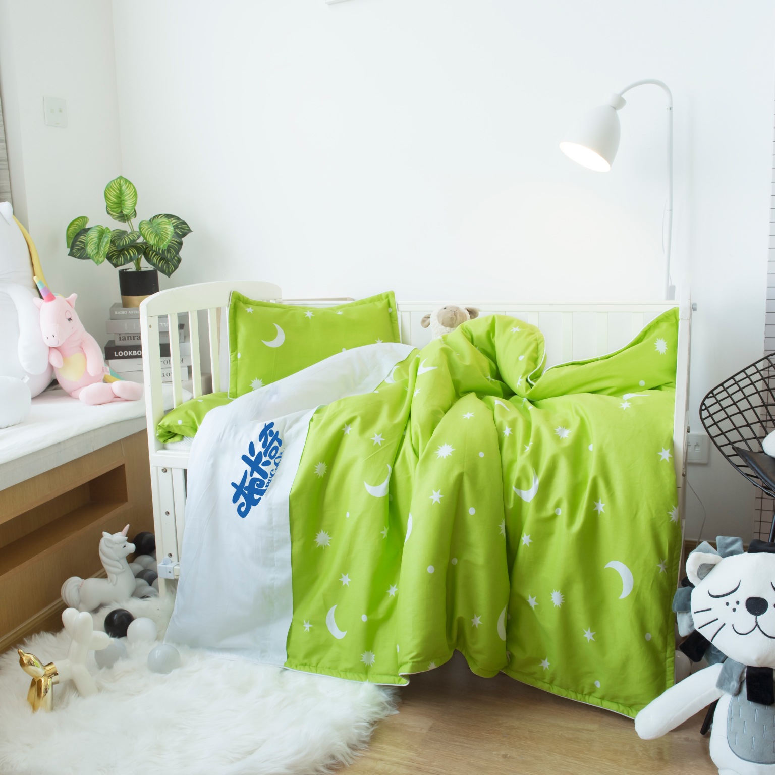 刺绣纯棉被子儿童被幼儿园被褥床上三六件套校园中小学生被套定做