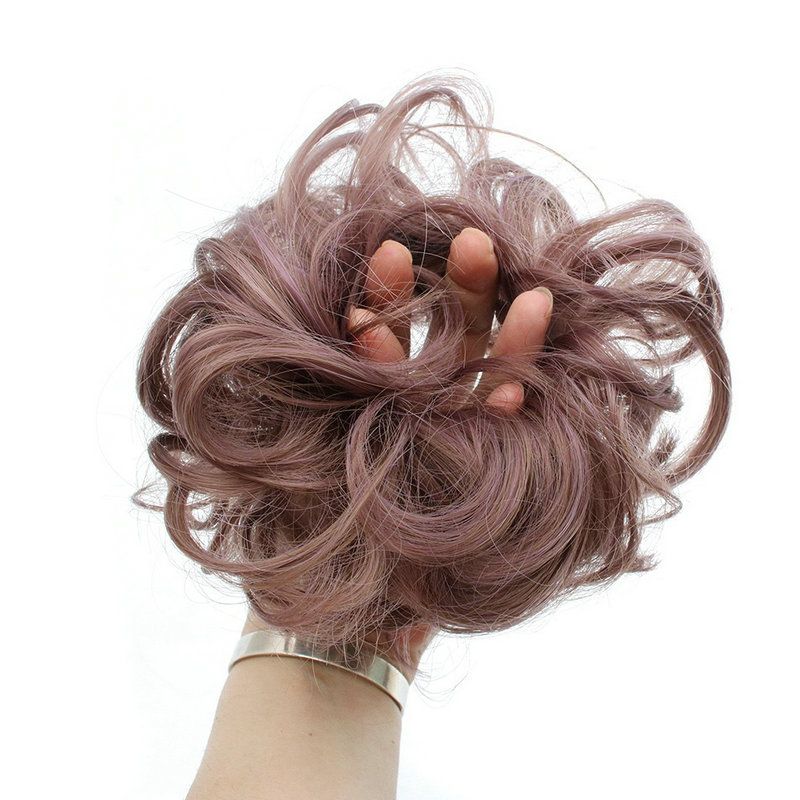 可爱丸子头假发发圈女 蓬松懒人古风盘发发饰发尾假发圈假发包