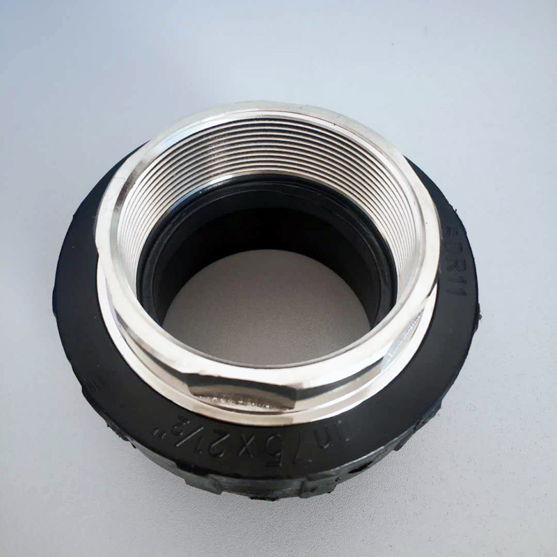 pe内牙直接 pe内丝直通 给水管件现货供应20/25/32/40/50内牙直通