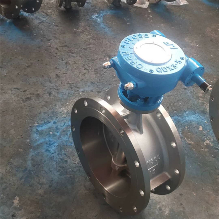 d343w-16p 不锈钢多层次硬密封蝶阀 双法兰三偏心蝶阀
