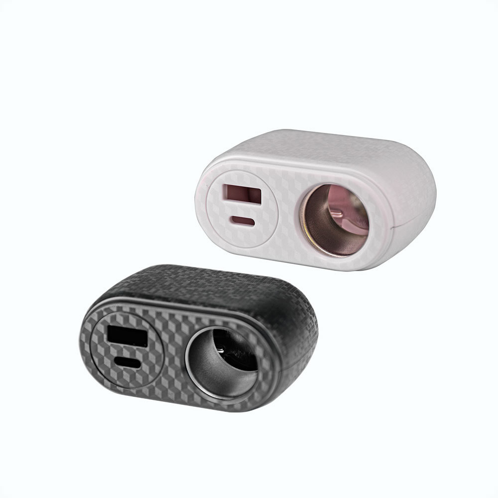 新款车载充电器塑胶外壳typecusb口车充外壳带点烟孔华科达厂家