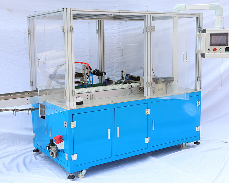 全自动手套套袋机 一次性口罩包装机 鱼型口罩自动打包套袋机设备