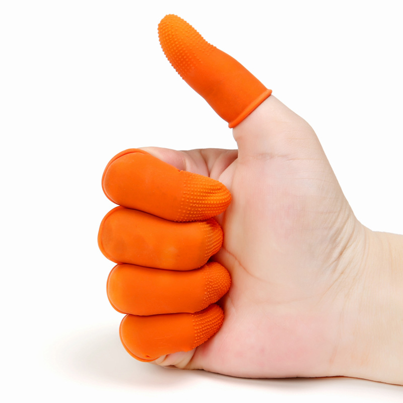 一次性手指套耐磨加厚护指护伤防滑橡胶指头保护套指甲防护拇指套