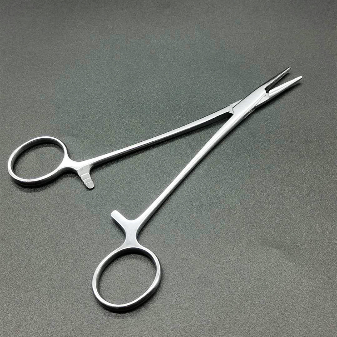 医用不锈钢持针钳 双眼皮持针器美容缝合夹针器鼻腔夹针钳 镊子夹