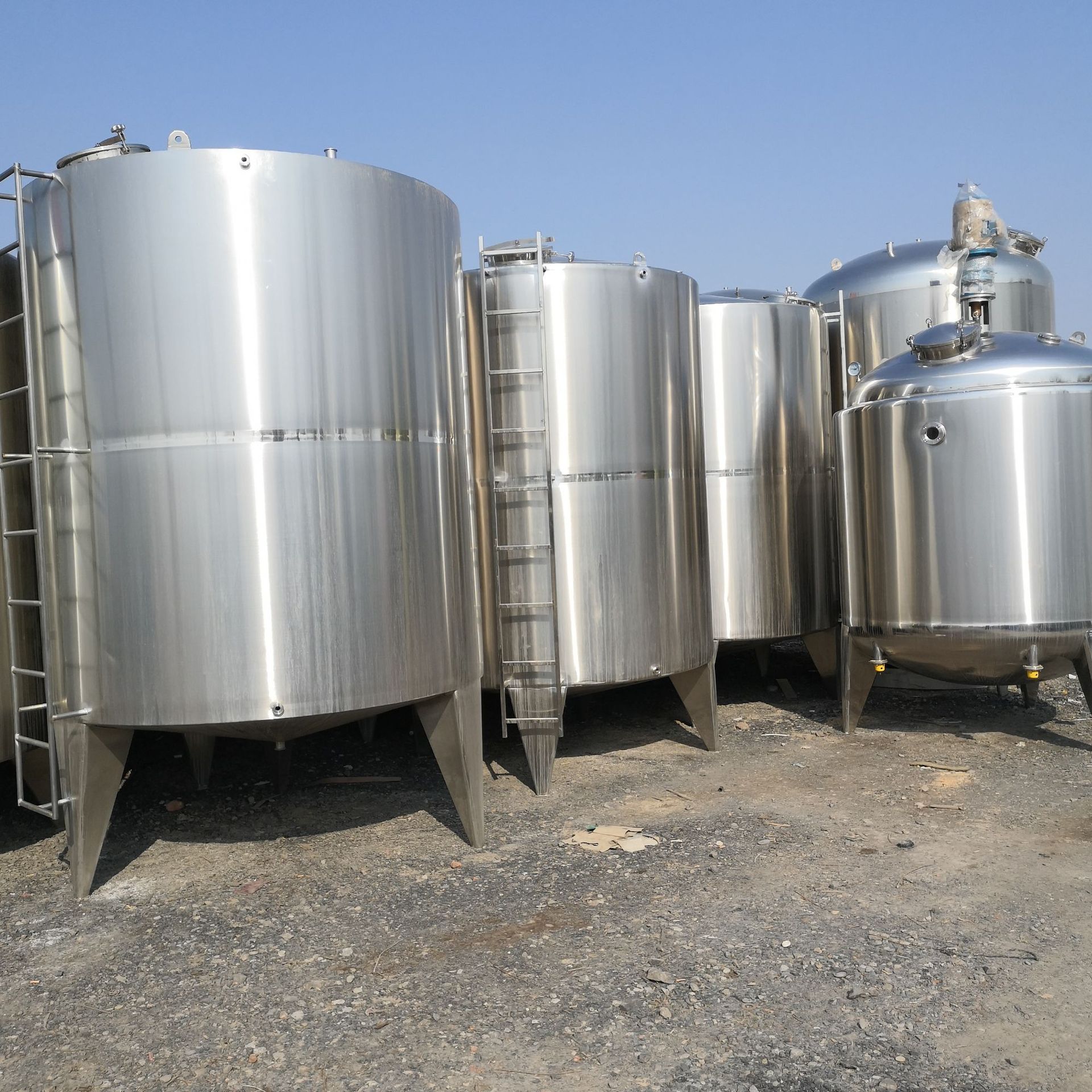 不锈钢储罐不锈钢立式卧式化工储水罐半盘管式不锈钢储槽