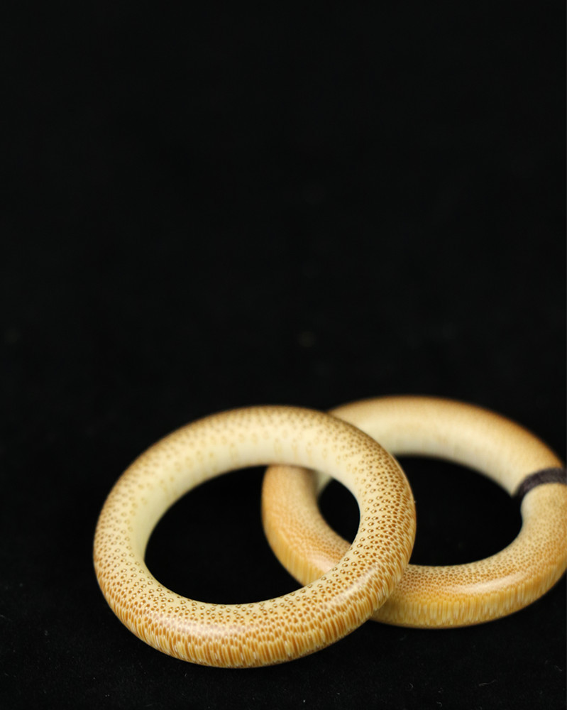 老玉竹挂件文玩竹圈鸟笼绣眼环竹制竹环竹雕手把件指环手机挂件