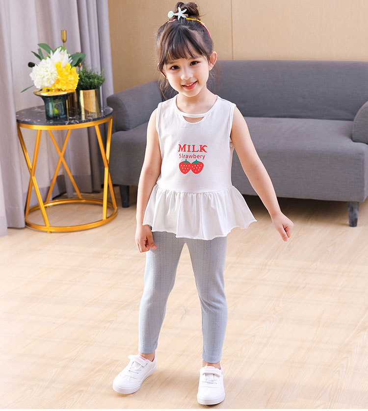 女童裤子薄款夏季新款防蚊裤宝宝长裤韩版潮外穿童裤小女孩打底裤