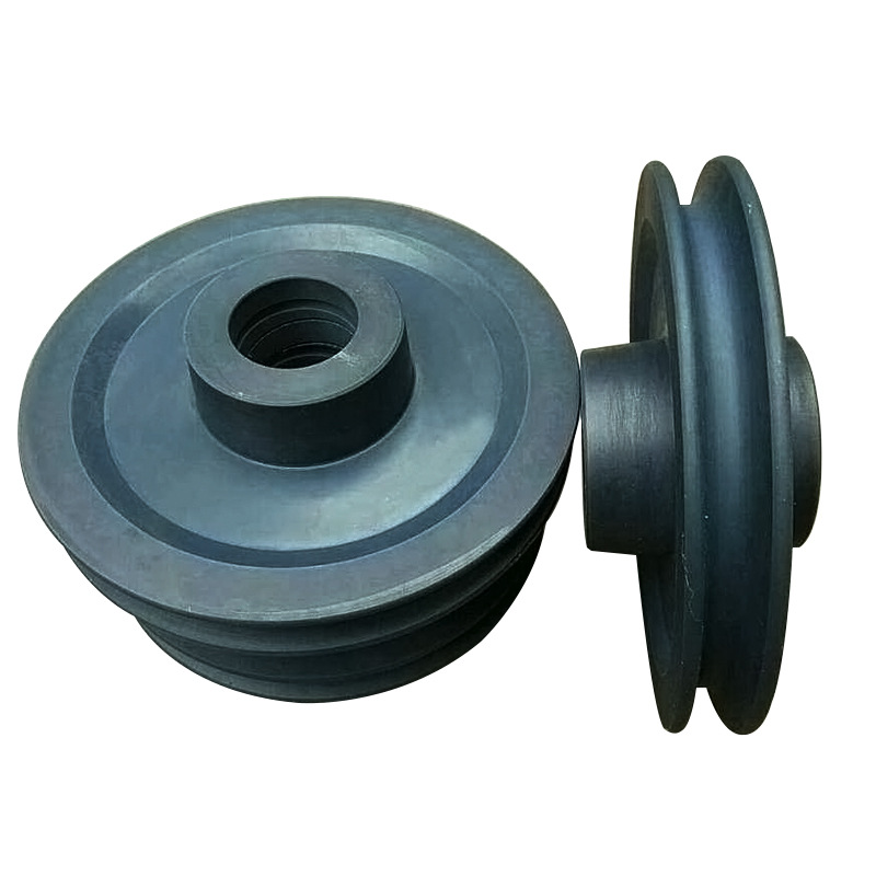 塔吊排绳轮吊车滑轮塔机尼龙轮 叉车浇筑尼龙轮子 黑色抛光尼龙轮