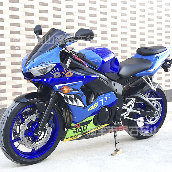03年雅马哈yzf-r6 600c四缸电喷水冷跑车男士跨骑摩托车