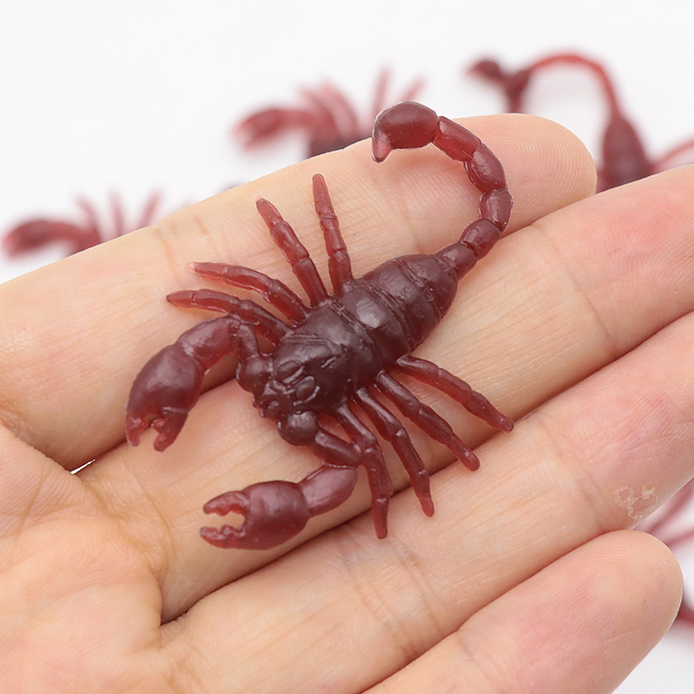 新奇特玩具仿真蝎子整人玩具蝎子塑料模型整蛊吓人小孩小玩具道具