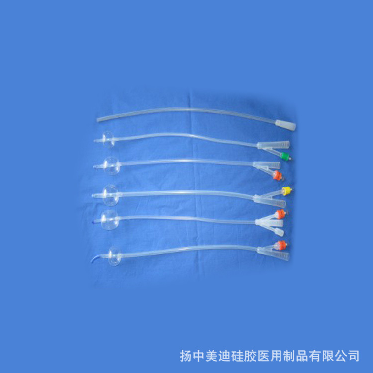 厂家销售硅胶前列腺导尿管(弯头) 弯头硅胶导尿管