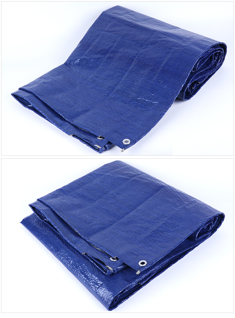 厂家供货 pp蓝银双色加厚篷布挡雨布 货车防雨盖布可jgdz