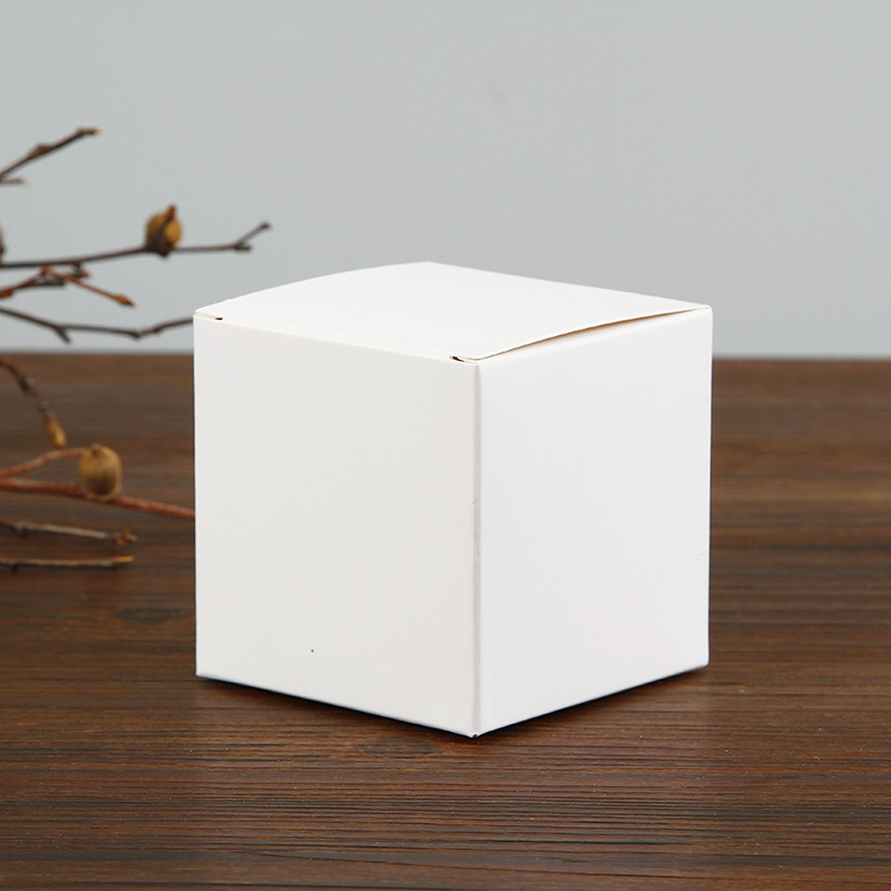 白盒 现货白色纸盒 正方形空白盒 批发白色卡纸纸盒 包装盒
