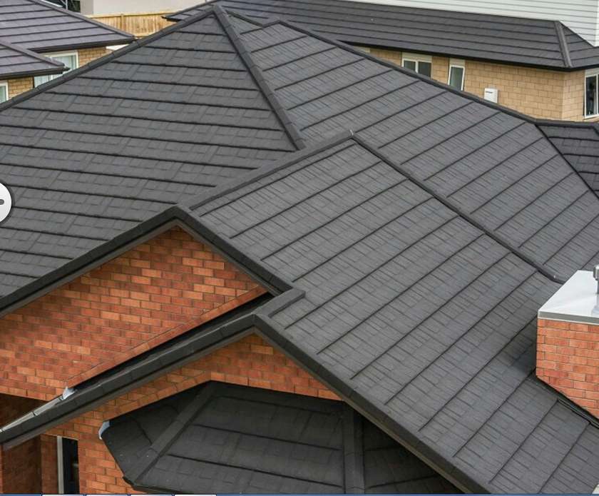 彩石金属瓦泛水板别墅封檐板屋顶三角脊瓦钢结构木屋山墙板阴沟板