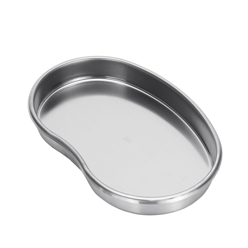 304不锈钢医用托盘 201消毒盘腰盘弯盘牙科口腔大中小号规格全