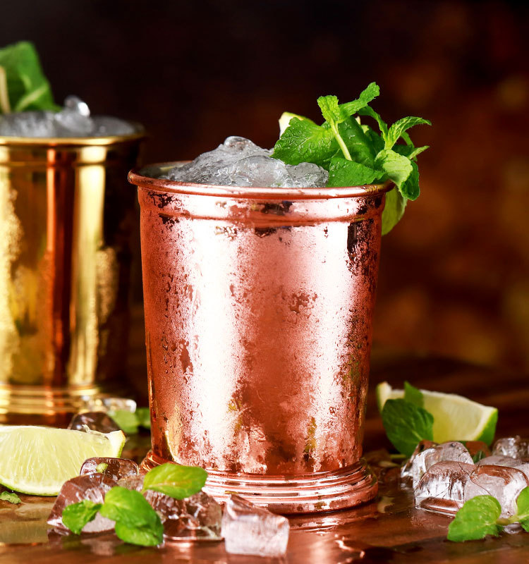 欧美锤点铜杯莫斯科骡子杯 moscow mule鸡尾酒不锈钢咖啡杯镀铜杯
