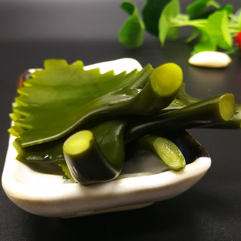 5斤可包邮盐渍海带头印花海带花新鲜海带头花树叶型海带根印花