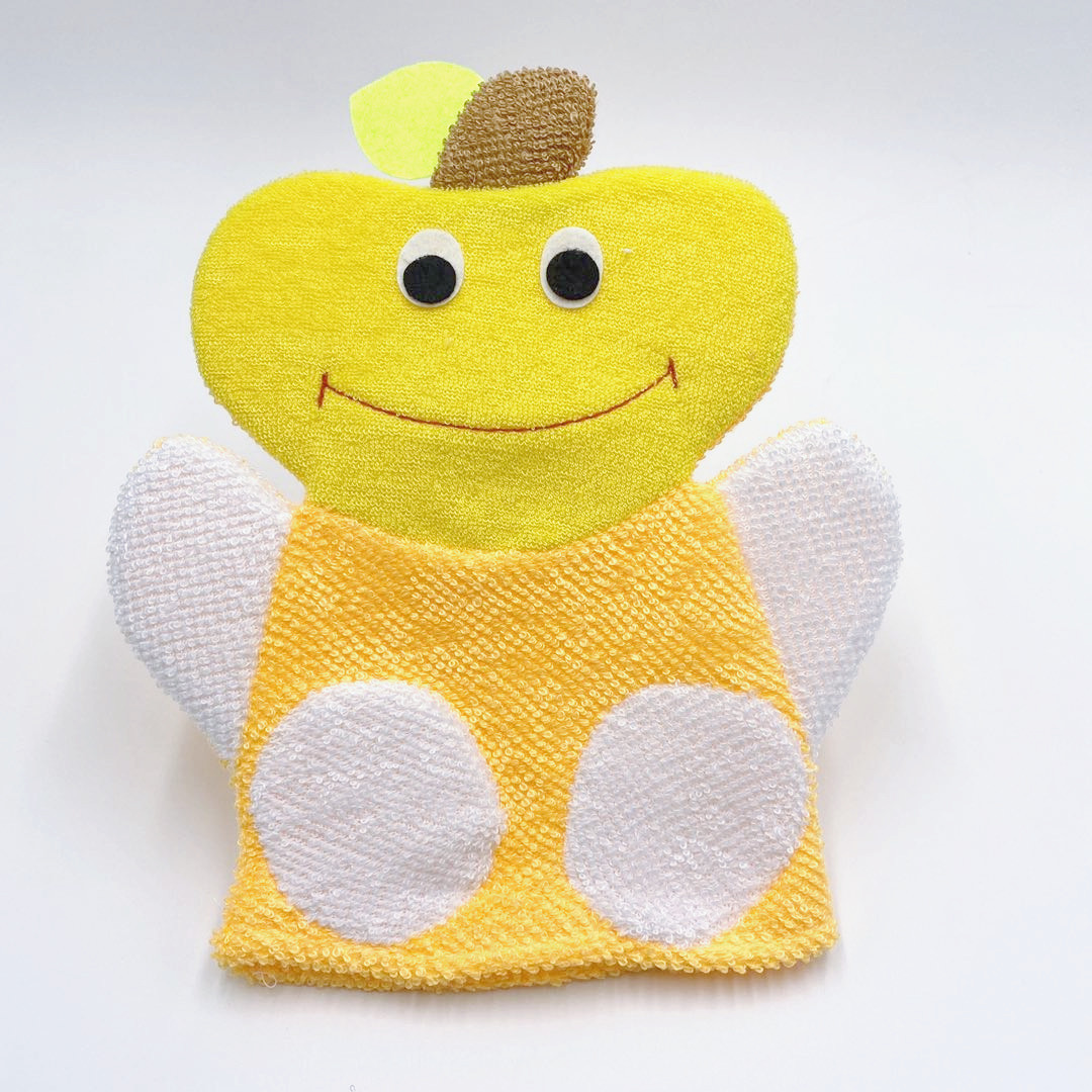 New Fruit Children Bath Gloves Cartoon Bath Gloves Bath Supplies Baby Bath Supplies