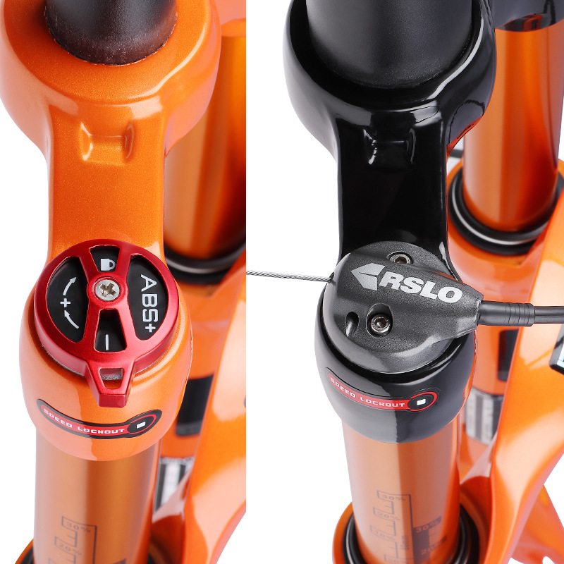 bolany 山地自行车前叉 26/27.5/29寸一体式镁合金避震气叉前叉