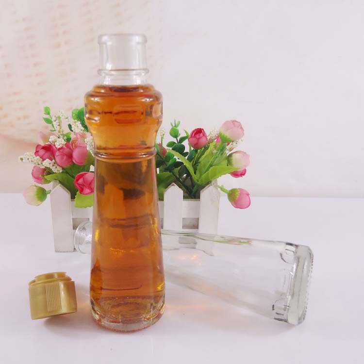 厂家直销加厚200毫升玻璃瓶香油瓶调味芥末油瓶食用油包装瓶定制