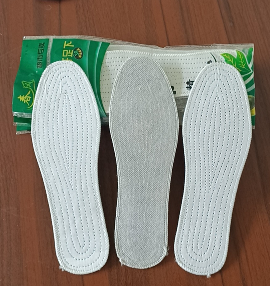 秋冬季千层底整鞋垫运动白色棉男女透气吸汗千层布鞋垫厂家批发