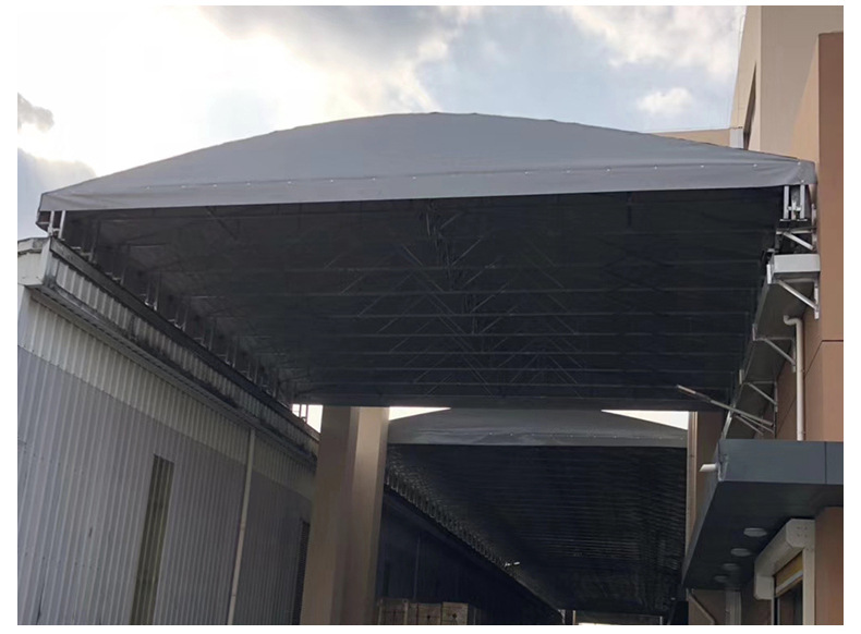 苏州推拉雨棚 可移动遮阳棚仓库活动雨棚 电动推拉雨蓬 苏州雨棚