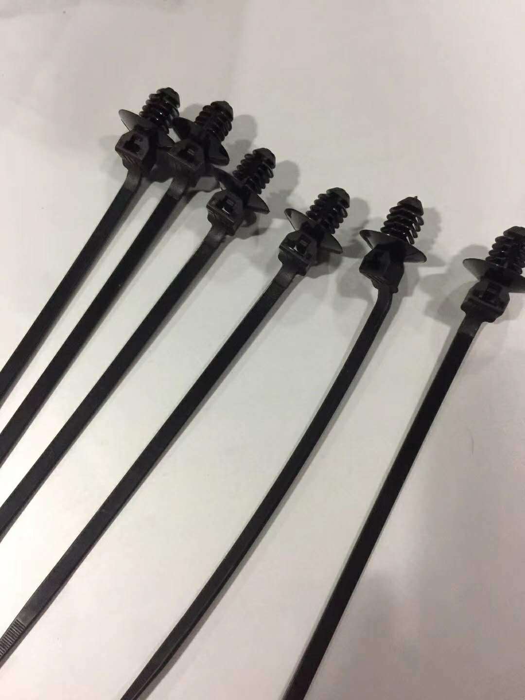 汽车线束扎带 飞机头尼龙扎带海尔曼太通q50r-pa66-na扎带