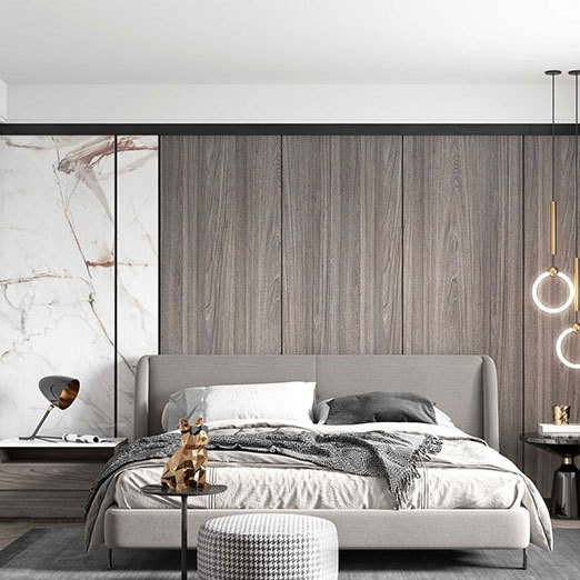 伟询护墙定制现代轻奢护墙板定制床头背景墙卧室护墙板定制