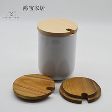 圆形通用马克杯盖子 陶瓷水泥玻璃木盖 木制盖子竹木盖