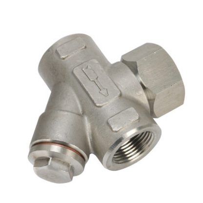 304丝口热动力式y型蒸汽疏水阀cs19w-16p不锈钢丝扣疏水阀 dn20