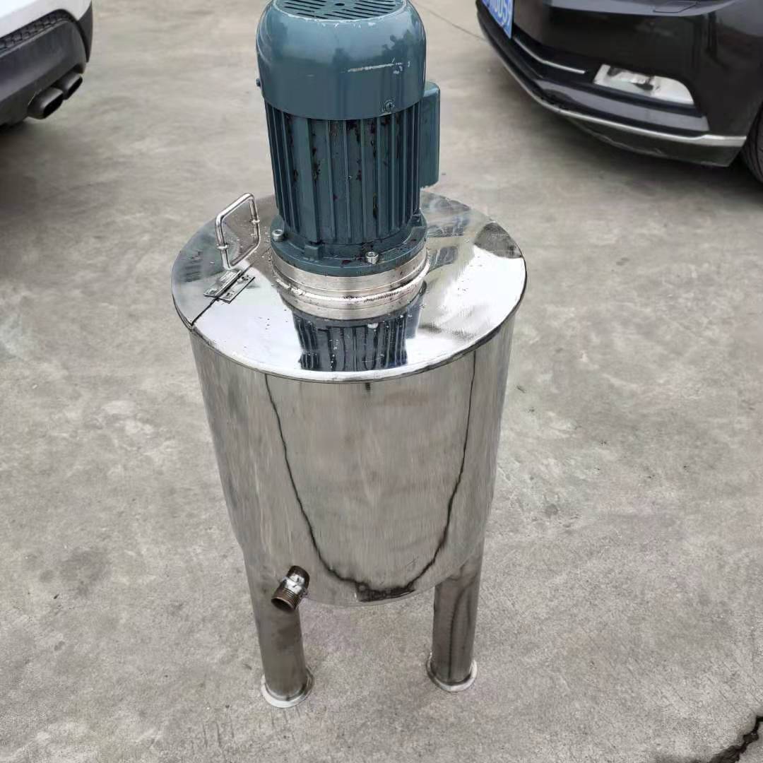 不锈钢搅拌分散机电加热实验室小型分散机单层敞口乳化罐