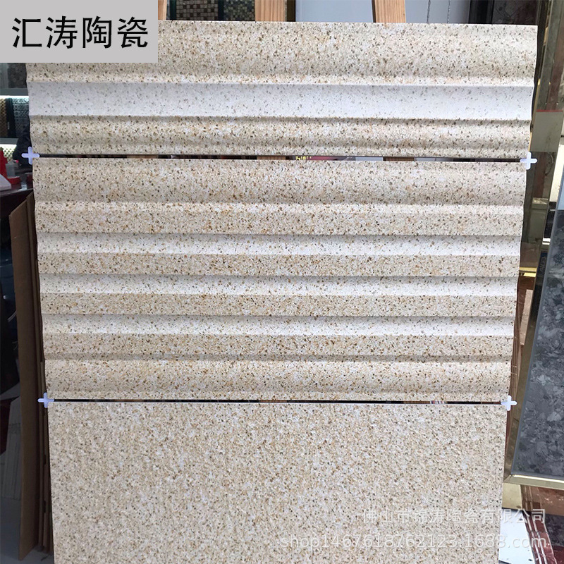 窗套线150*600 别墅仿大理石麻面外墙楼层腰线欧姆窗框线踢脚线