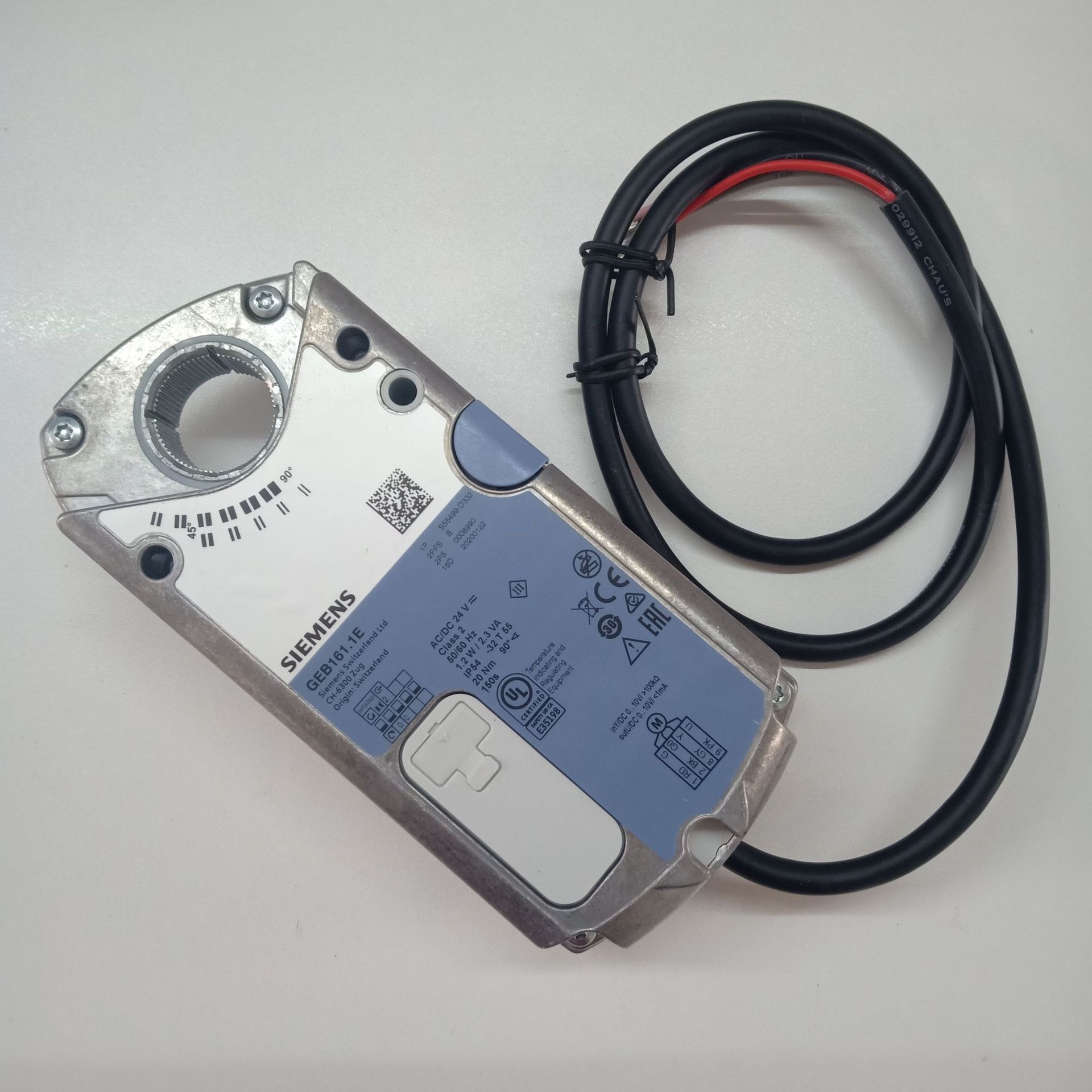 西门子风阀执行器geb1611e旋转型电动执行器和模拟量控制