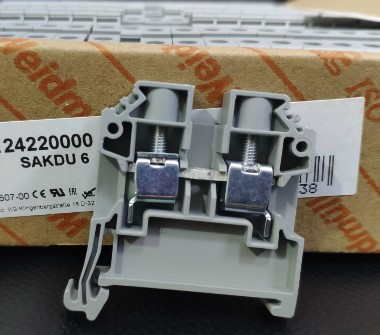 德国魏德米勒接线端子 sakdu6 6mm2 导轨端子台端子排 1124220000