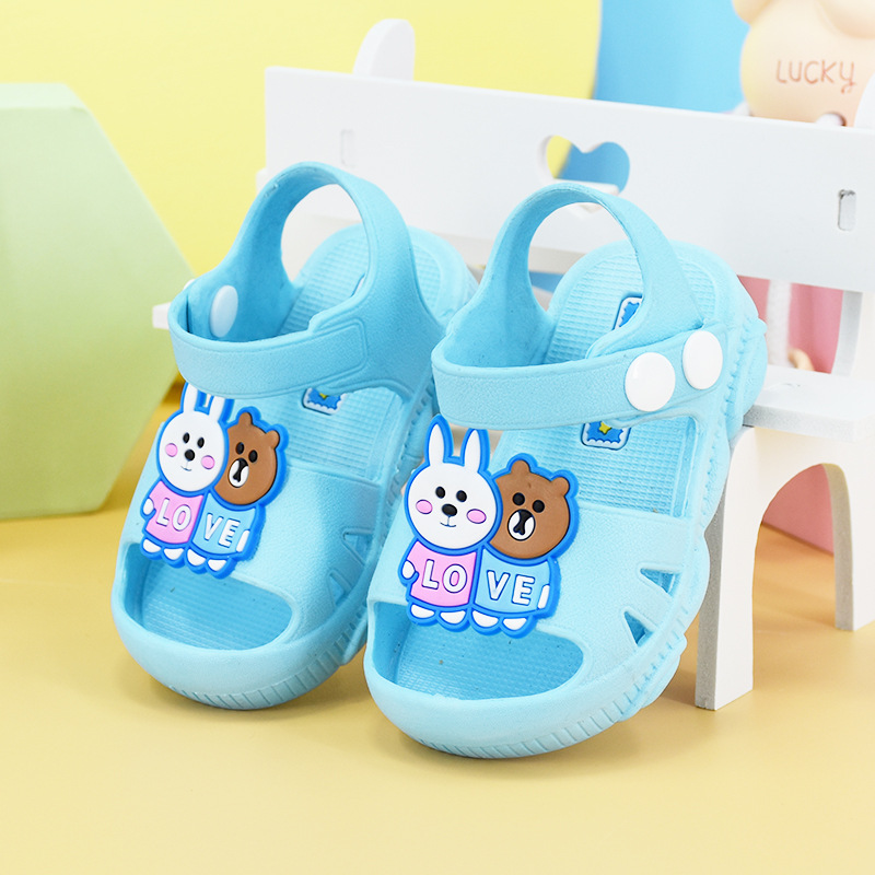 Baby Sandals Baby Boy Toddler Shoes Baby Girl Non-Slip Soft Bottom Shoes 0-1-2 Years Old Toddler and Baby Sandals Summer 3