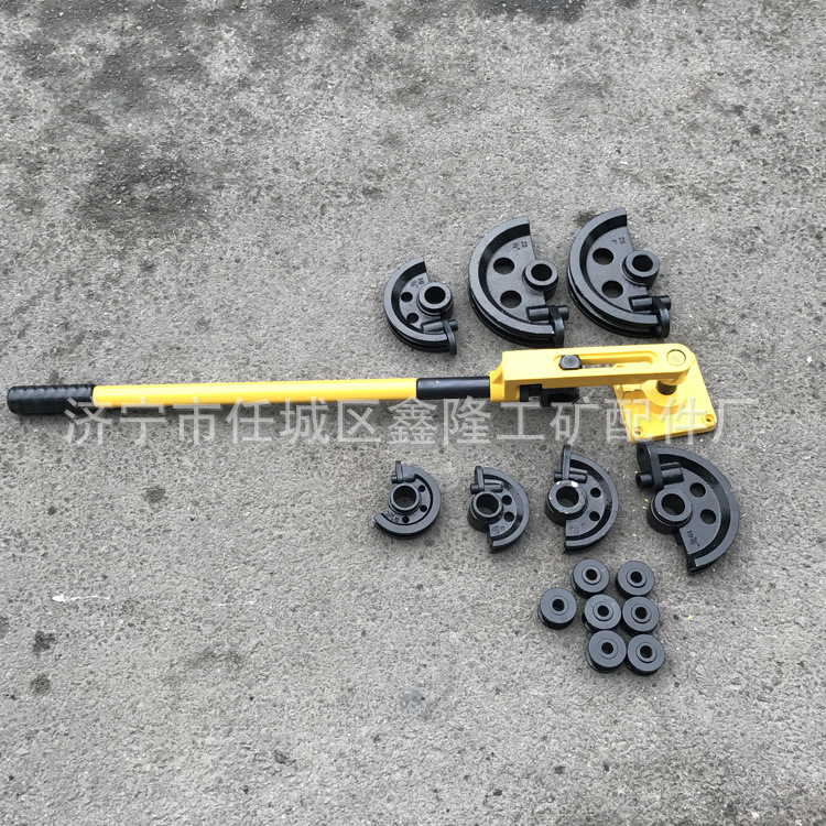 液压90度弯管机 钢管顶弯机手动2寸3寸4寸