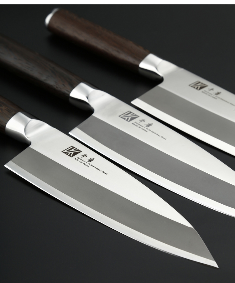 千唐杀鱼刀刺身刀日式鱼头刀出刃刀专业料理寿司鱼生刀剖鱼刀德国