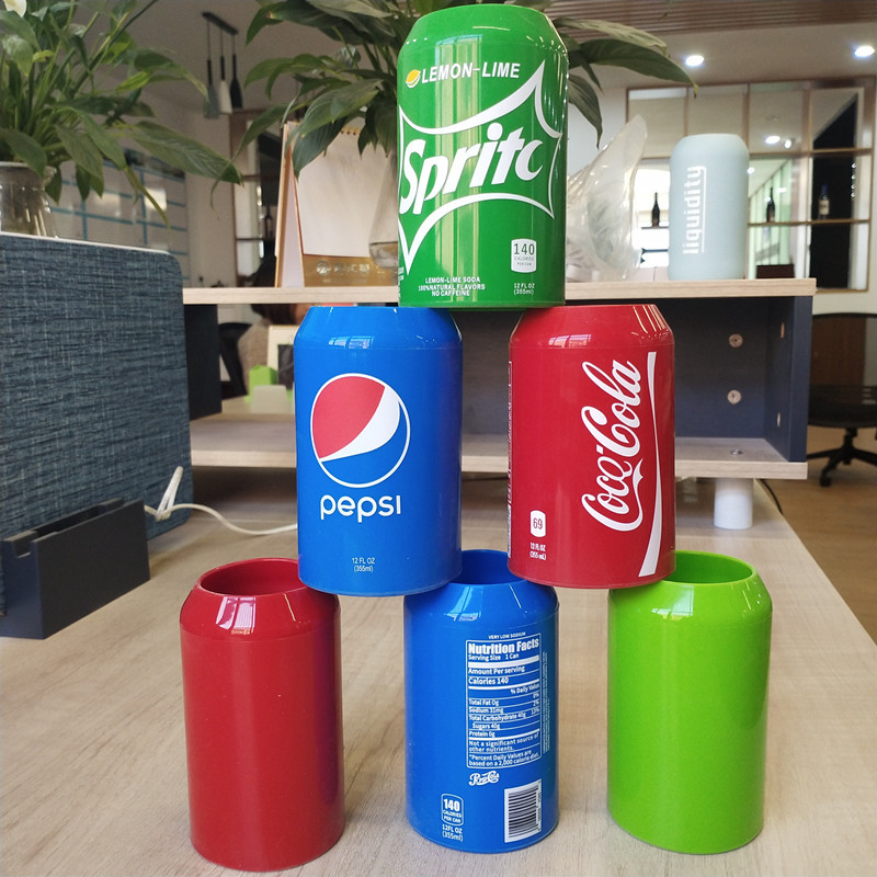 易拉罐硅胶保护套硅胶杯套啤酒瓶硅胶套光面食品级可乐罐硅胶套