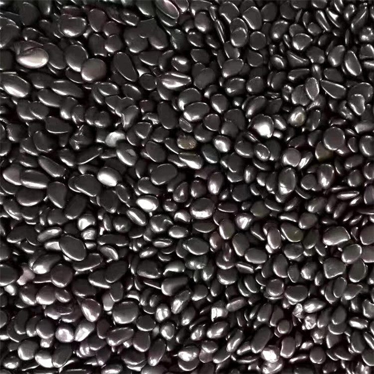 黑石子成都雨花石厂家现货批发黑色雨花石抛光鹅卵石铺路装饰批发